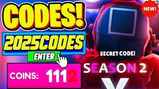 *NEW CODES* [REBELLION] Squid Game X ROBLOX – ALL NEW CODES March 2025