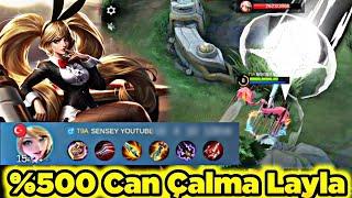 %500 Can Çalma Orman Layla Tek Bir Düz Vuruş İle Canını Full Yapıyor Mobile Legends