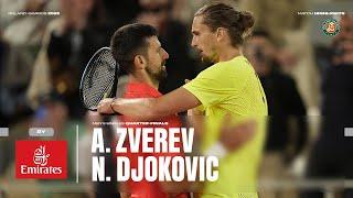 Highlights Zverev vs Djokovic Quarter-final | Roland-Garros 2025