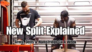 New split explained w/ @HypertrophyCoach | Delt, Arm, Hamstring | Terrence Ruffin x Ruff Diesel