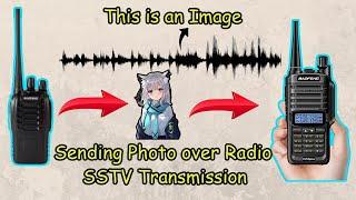 I send an Images over my ham radio|| How to send photos by Radio|| baofeng 888,UV5r||Walkie talkie