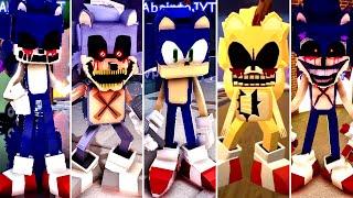 {ATUALIZAÇÃO} ANOTHER FRIDAY NIGHT COM NOVO SONIC, TAILS DOLLS,  SONIC.EXE E MAIS!