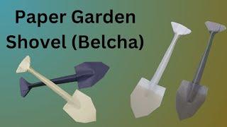 Cool paper craft | Origami: Shovel | DIY  shovel paper craft