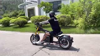 Rooder knight m8s electric scooter citycoco chopper 72v 4000w 80km/h coc ElektroRoller eChopper