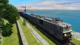 Trainz 2019, Отправка ВЛ10-087 со станции Чыгрыпшь