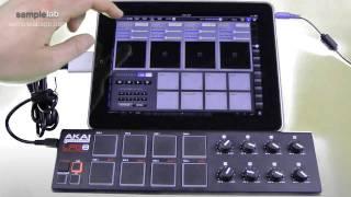 iPad + Sample Lab + Akai LPD8