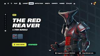 THE NEW RED REAVER BUNDLE! Fortnite Item Shop [July 29th, 2024] (Boss Obsidian Skin)