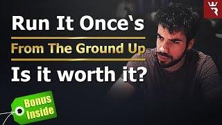 RUN IT ONCE | From The Ground Up  REVIEW (Created by pro poker player Peter 'Carroters' Clarke)