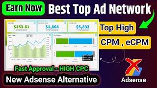 Best Adsense Alternative High CPC CPM Ad Network for Website | High Paying Ad Network 2024