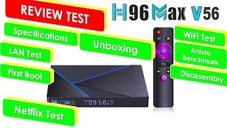 H96 Max Android 12 REVIEW TEST TV Box RK3356