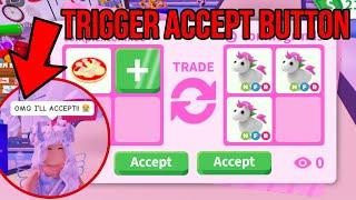 How to ACTUALLY Trigger the ACCEPT Button in Adopt me..(2024 Life Hack)