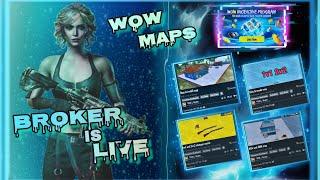 Rise Broker Is Live | PUBG MOBILE | WOW MAPS  #streamwithglip #streamwithglip