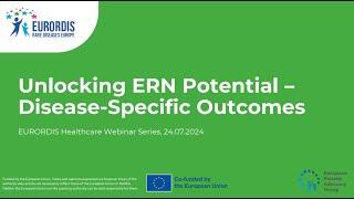 Patient Partnership Webinar - Unlocking ERN Potential: Disease Specific Measures