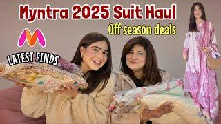 New Myntra Haul 2025, reviewing suits with Mom #myntra