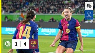 HIGHLIGHTS | VfL Wolfsburg vs. FC Barcelona - UEFA Women's Champions League 24-25 (Deutsch)