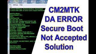 security boot error cm2 fix | huawei cun l21 security boot not accepted error  fix with da file