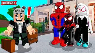 Spiderman Ailesi Tarafından Evlat Edinildim! - Roblox Brookhaven