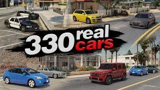 How to install 330 Real Cars in GTA 5! (2024) How to replace All Traffic in GTA V! GTA 5 Car Pack