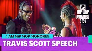 SPEECH: Travis Scott Thanks His Family & BET For  2024 I Am Hip Hop Honor! | Hip Hop Awards '24