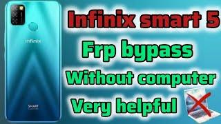 infinix smat 5 (x657) frp bypass / infinix smart 5 Google account lock Android 10