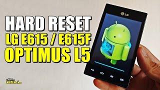 Hard Reset no LG Optimus L5 (E615/E615F) Atualizado #UTICell