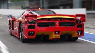 The Ferrari FXX Evolution is Still the BEST Sounding "XX" | 9.500rpm V12 Start Up, Warm Up, Burnouts