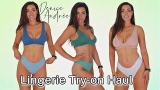 Hot Cotton Lingerie try on Haul Aliexpress! #model #lingerie