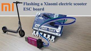 Flashing Xiaomi electric scooter ESC board with STLINK (Non-Responsive Power Button fix)