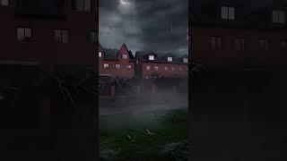 Tornado destroying all around Drawing Style