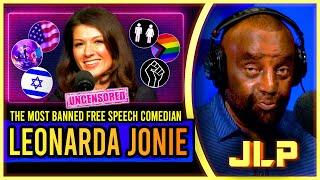 JLP Sits Down With The WORLD'S MOST BANNED Comedian! | Leonarda Jonie