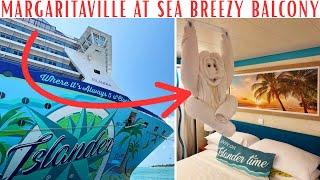 Margaritaville at Sea Islander! What is a Breezy Balcony Stateroom like? TOUR & REVIEW!