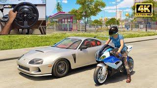 BMW S1000RR & 1000HP Toyota Supra MK4 | The Crew Motorfest | Thrustmaster T300RS gameplay