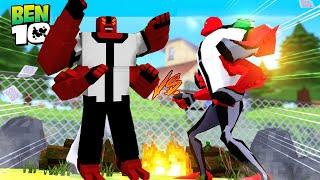 Roblox Ben 10 Arrival Of The Aliens: Four Arms VS Minecraft??