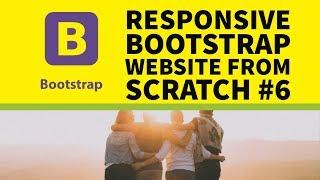 How to Build a Responsive Bootstrap Website From Scratch Part 6 - Final website Demo