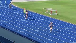 200m 60-69 Women Final, Pan Pacs Masters Games, SAF 9 November 2024