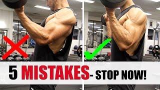 GET BIGGER BICEPS- BICEP CURLS 5 MISTAKES(5 गलतिया बाइसेप कर्ल्स के दौरान)