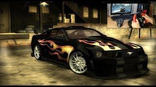 NFS Most Wanted | Ford Mustang by Razor| Сircle Gameplay|Logitech Formula Force Ex