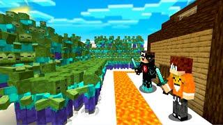 1000 ZOMBIE vs TAJNA BAZA w Minecraft!