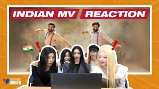 K-pop Idols X:IN get surprised watching THESE Indian MVs| Indian MV Reaction | Naatu Naatu & more!