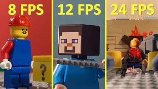 Animating in Different Frame Rates (FPS) - Lego Stop Motion