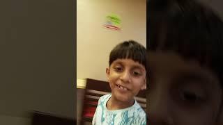 My first time in Dominos in Gorakhpur, India | Aarav and Aarshav Chalise