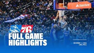 FULL GAME HIGHLIGHTS: MAGIC VS. 76ERS | 12.04.24