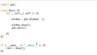 Python [gtk] 01 Basic Window