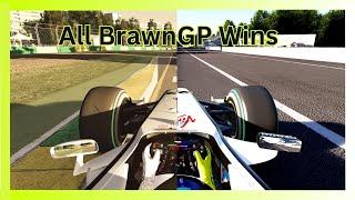 All BrawnGP Wins - Assetto corsa onboards