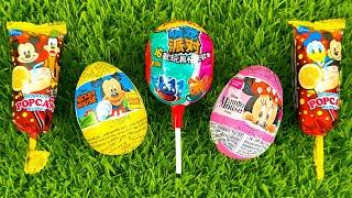 Lollipops Unpacking ASMR  Chupa Chups Surprise Lollipops, Zaini Mickey & Minnie - Satisfying Video