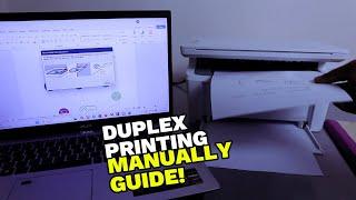 How To Print Duplex Printing From Computer To HP Laserjet M140WE Printer