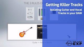 How to get perfect Guitar and Vocal Tracks in your DAW