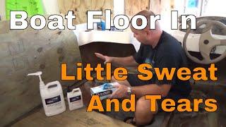 Plywood Boat Floor Install EP #21 || Bayliner Bowrider 175