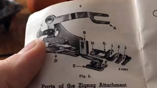 MECHANICAL ACCESSORY #2: Singer ZigZagger; How We Made Overlock Stitches Before There Were Sergers!