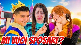 SOPRAVVIVIAMO NEI CARTONI NELLA VITA REALE!!CI SPOSIAMO? IL PRINCIPE CATTIVO VUOLE  LA PRINCIPESSA!